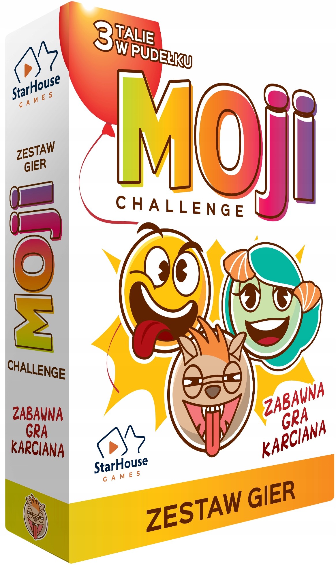 Spoločenská hra MOJI Challenge: Herná sada StarHouse Games